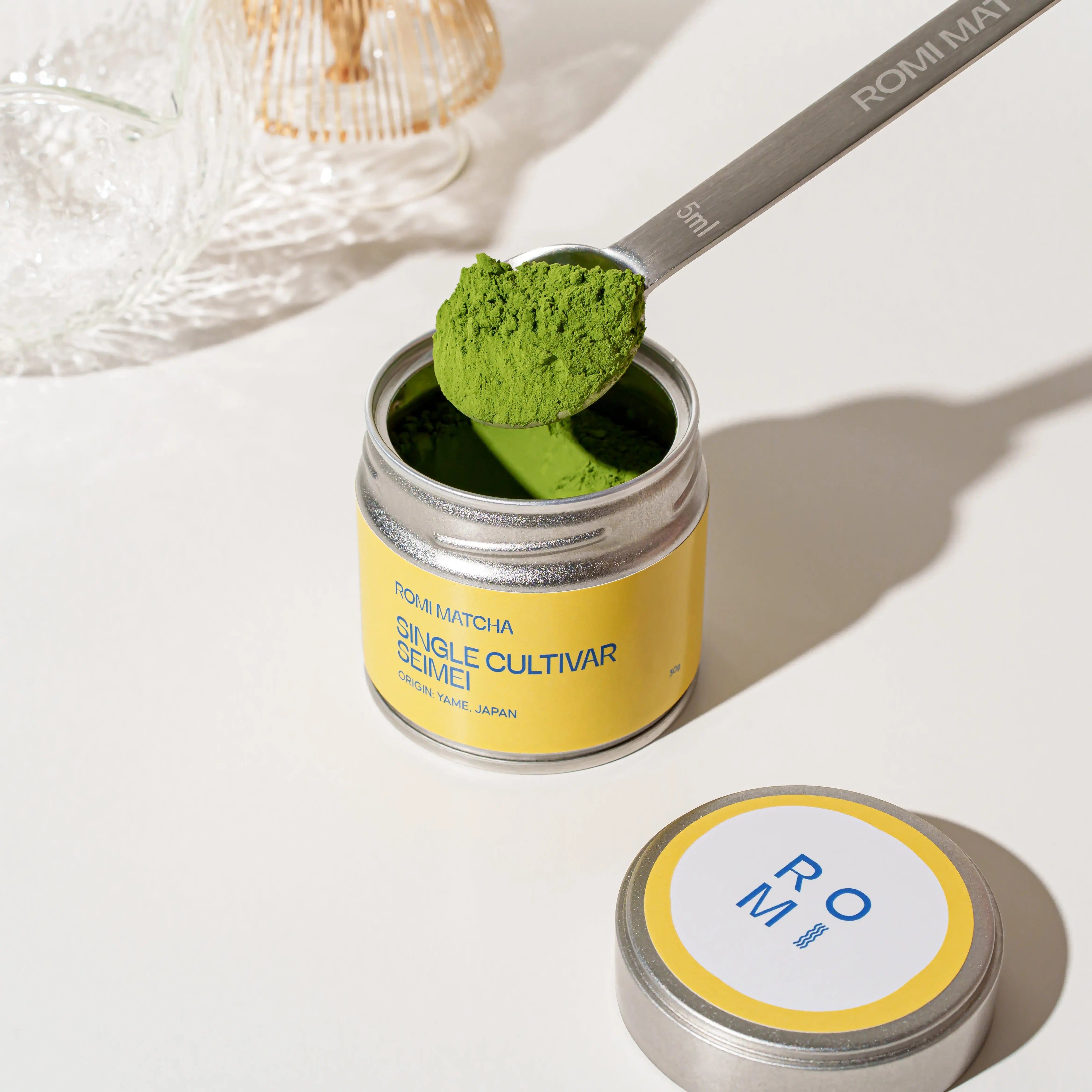 Romi Matcha Seimei Cultivar in Tin | Romi Matcha