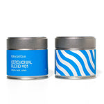 Romi Matcha Ceremonial Blend #01 30g tin front and back 