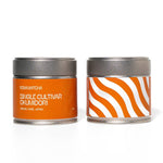 Romi Matcha Single Cultivar Okumidori - 30g tin back and front on white background