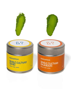 Single Cultivar Matcha tins with matcha powder | Romi Matcha