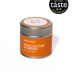 Romi Matcha Single Cultivar Okumidori - 30g tin on white background 